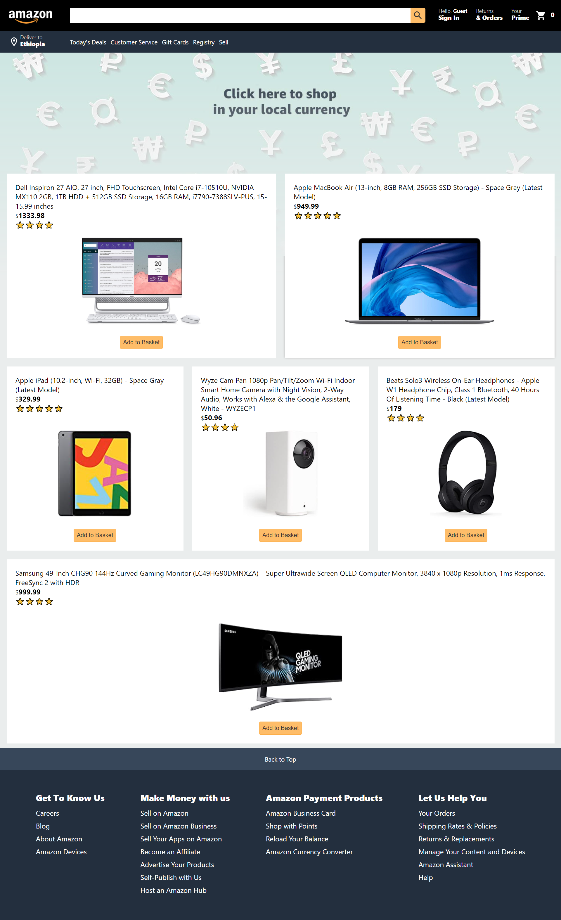 Amazon Clone